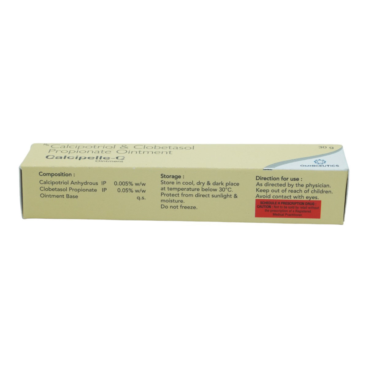 Calcipelle-C Ointment 30 gm, Pack of 1 OINTMENT Calcipelle-C Ointment 30 gm, Pack of 1 OINTMENT
