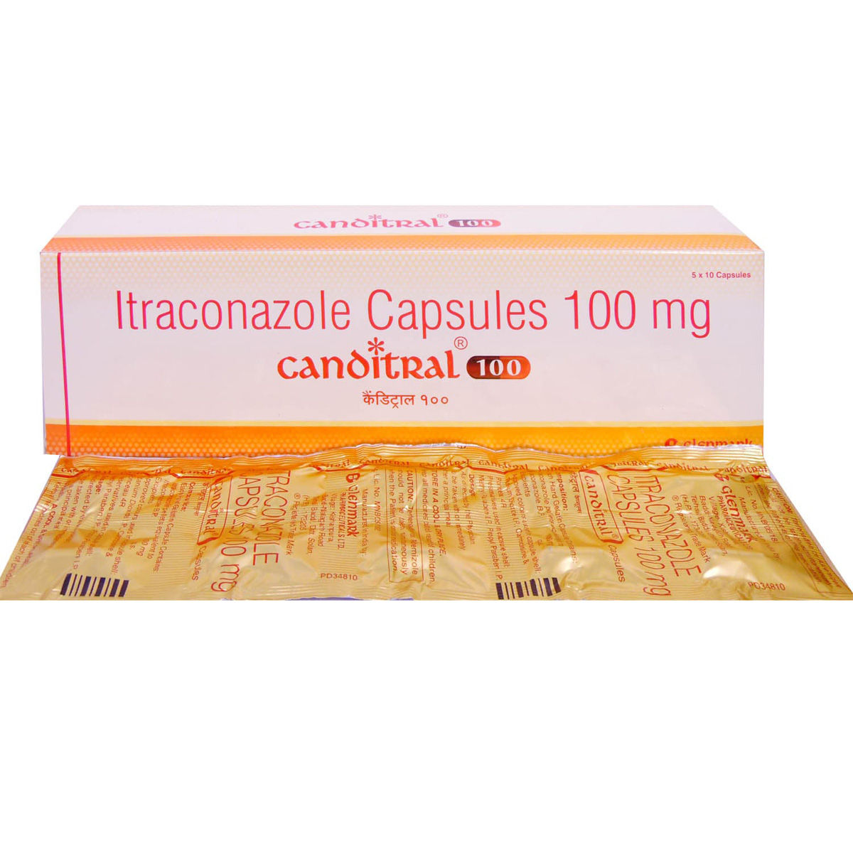 Buy Canditral 100 Capsule 10's Online