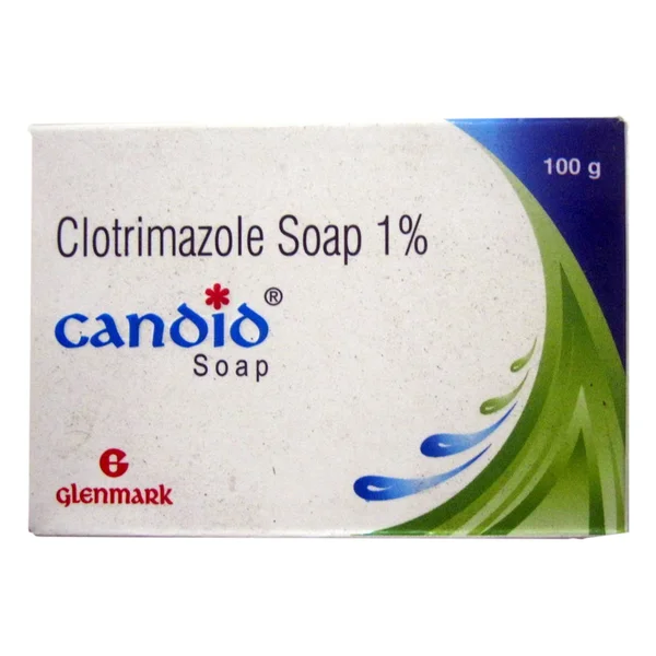 Candid Medicated Soap 100 gm | 1%W/W Clotrimazole Soap|For Fungal Infection, Skin Itching, Pack of 1