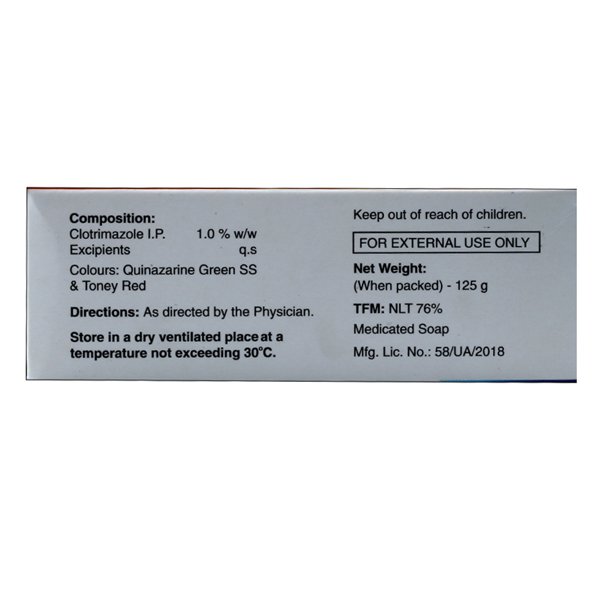 Candid Medicated Soap 125 gm | 1%W/W Clotrimazole Soap|For Fungal Infection, Skin Itching, Pack of 1 SOAP Candid Medicated Soap 125 gm | 1%W/W Clotrimazole Soap|For Fungal Infection, Skin Itching, Pack of 1 SOAP