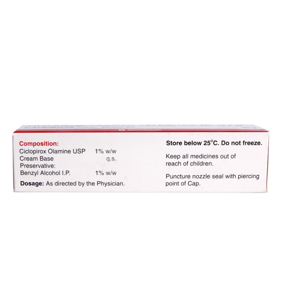 Candidox 1% Cream 50 gm, Pack of 1 CREAM Candidox 1% Cream 50 gm, Pack of 1 CREAM