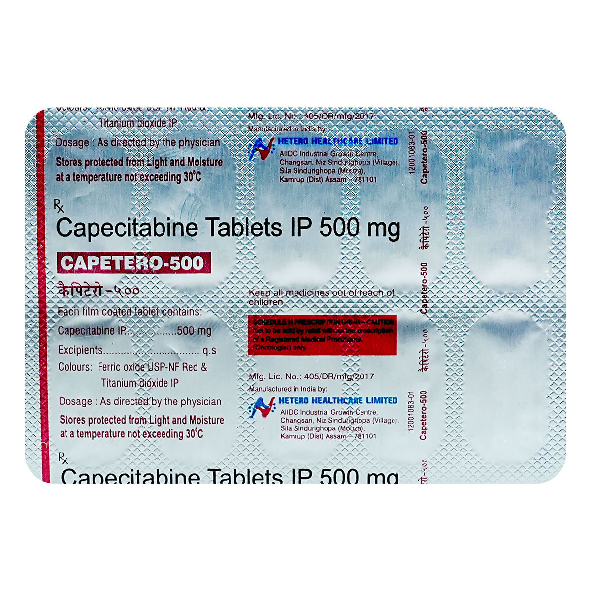 Buy Capetero-500 Tablet 10's Online