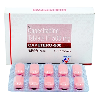 Capetero-500 Tablet 10's, Pack of 10 TabletS