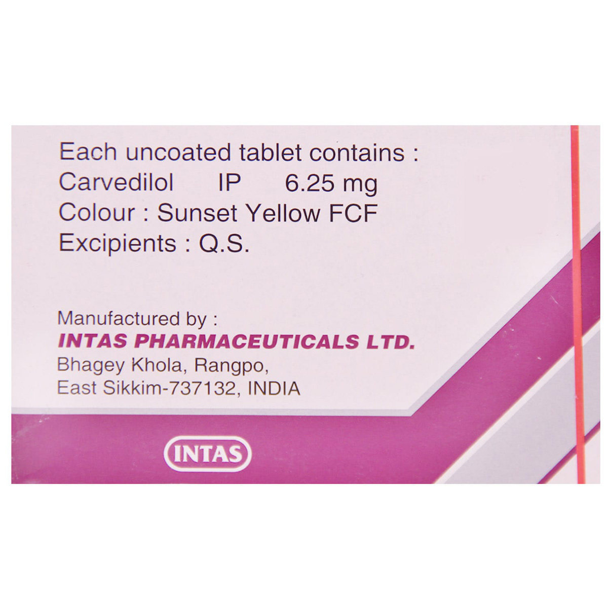 Carca-6.25 Tablet 15's, Pack of 15 TABLETS Carca-6.25 Tablet 15's, Pack of 15 TABLETS