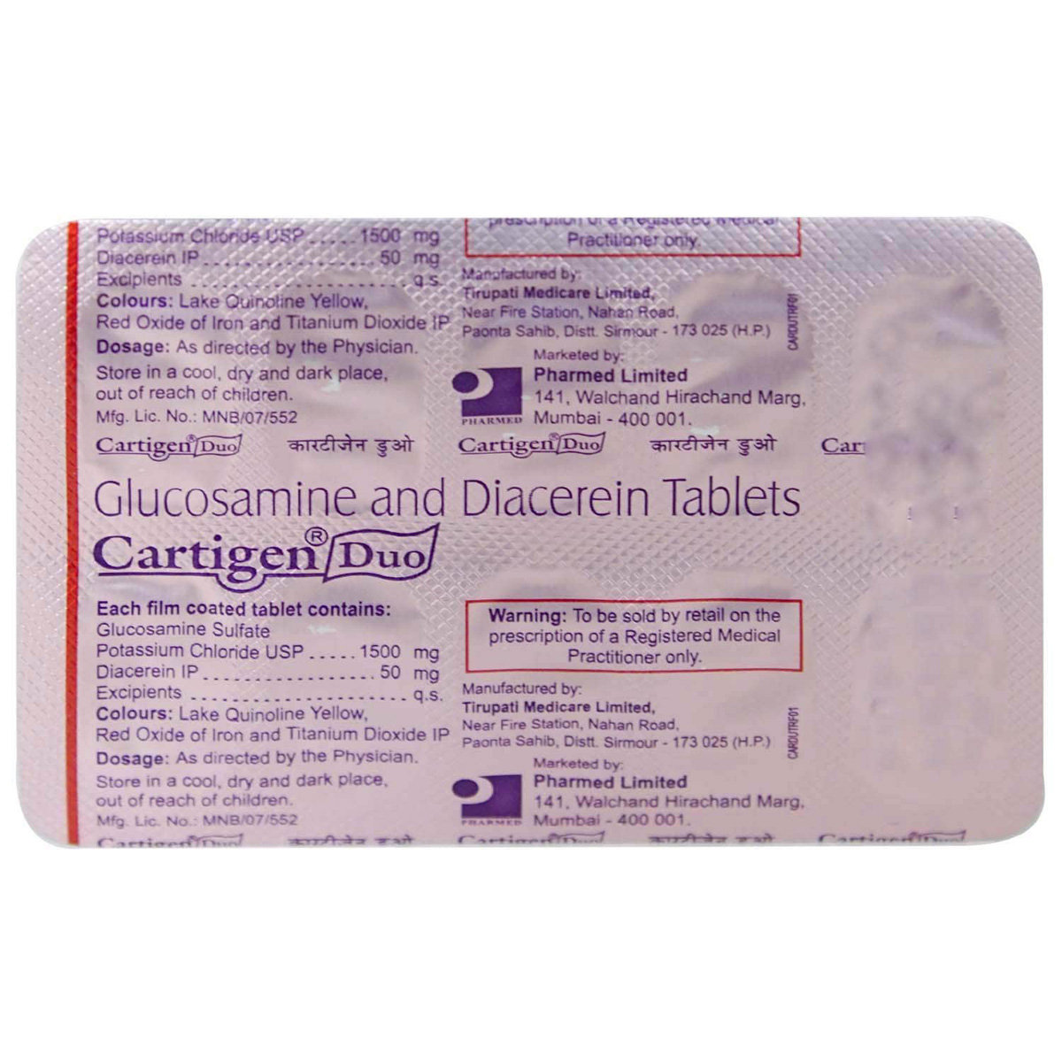 Cartigen Duo Tablet 10's, Pack of 10 TABLETS Cartigen Duo Tablet 10's, Pack of 10 TABLETS