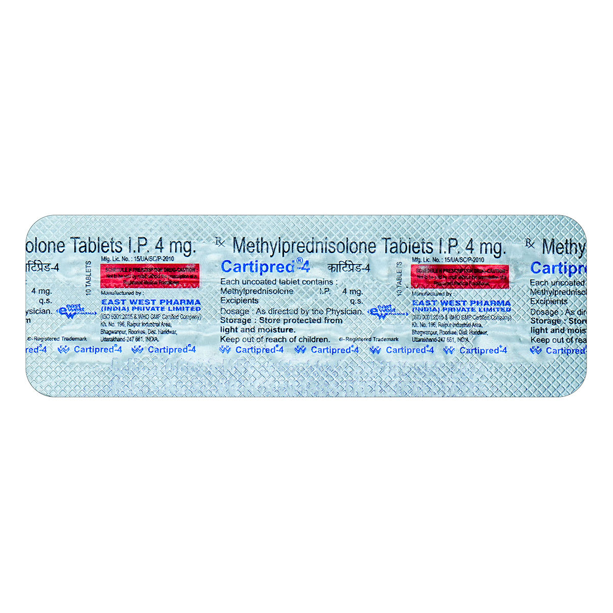 Buy Cartipred 4 mg Tablet 10's Online