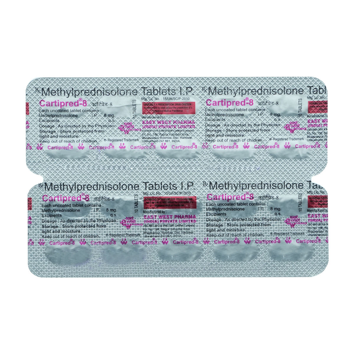 Buy Cartipred 8 mg Tablet 10's Online