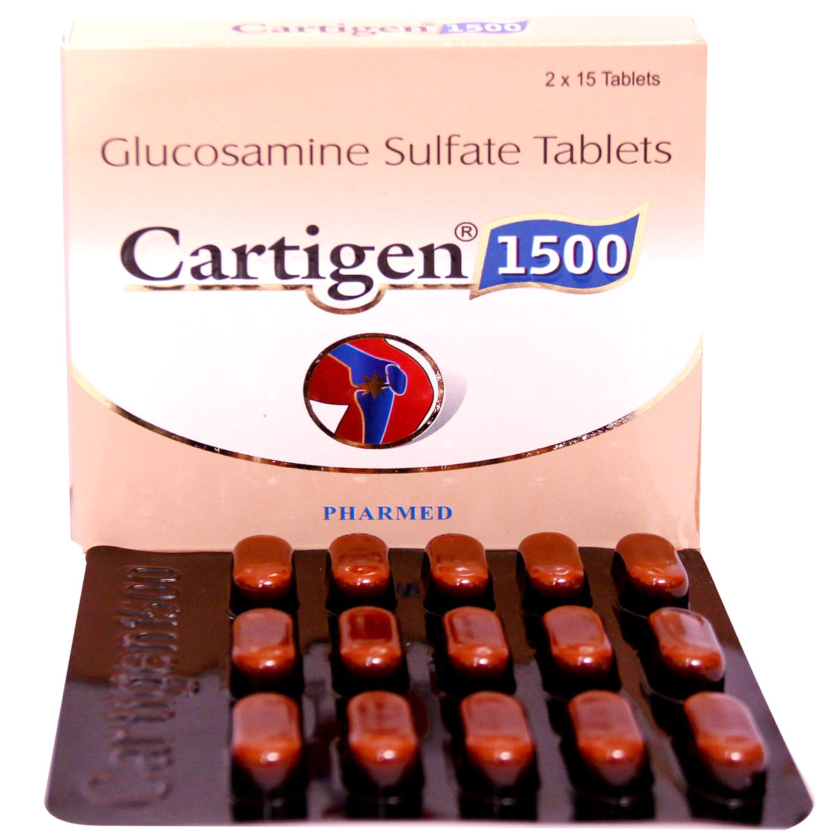 Buy Cartigen 1500 mg Tablet 15's Online