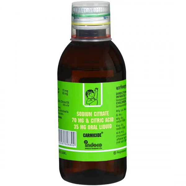 Carmicide Syrup 100 ml, Pack of 1