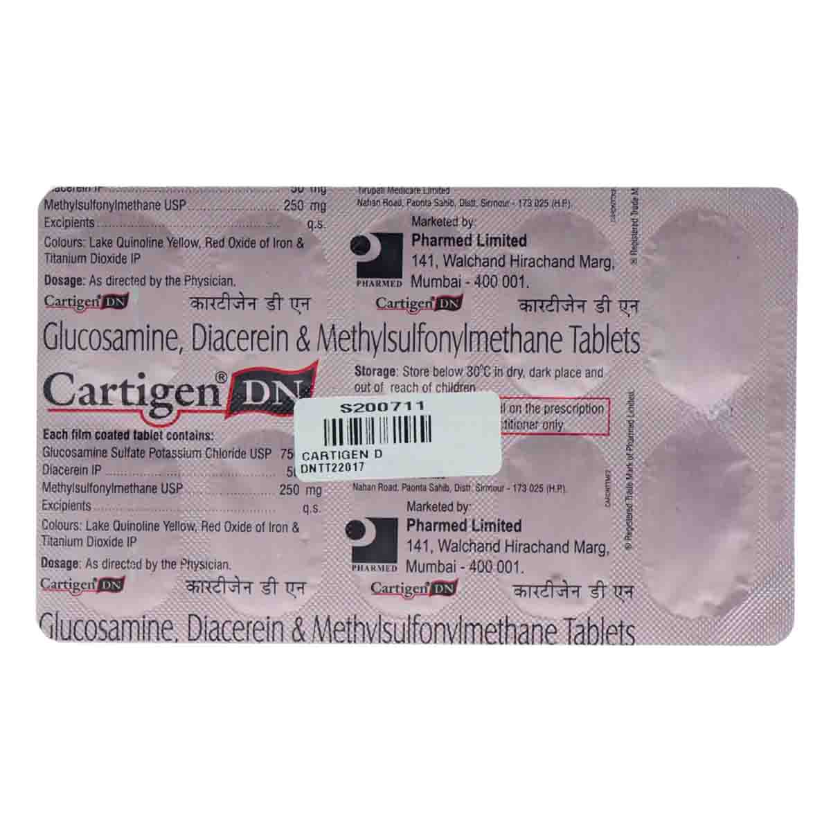 Cartigen DN Tablet 10's, Pack of 10 TABLETS Cartigen DN Tablet 10's, Pack of 10 TABLETS