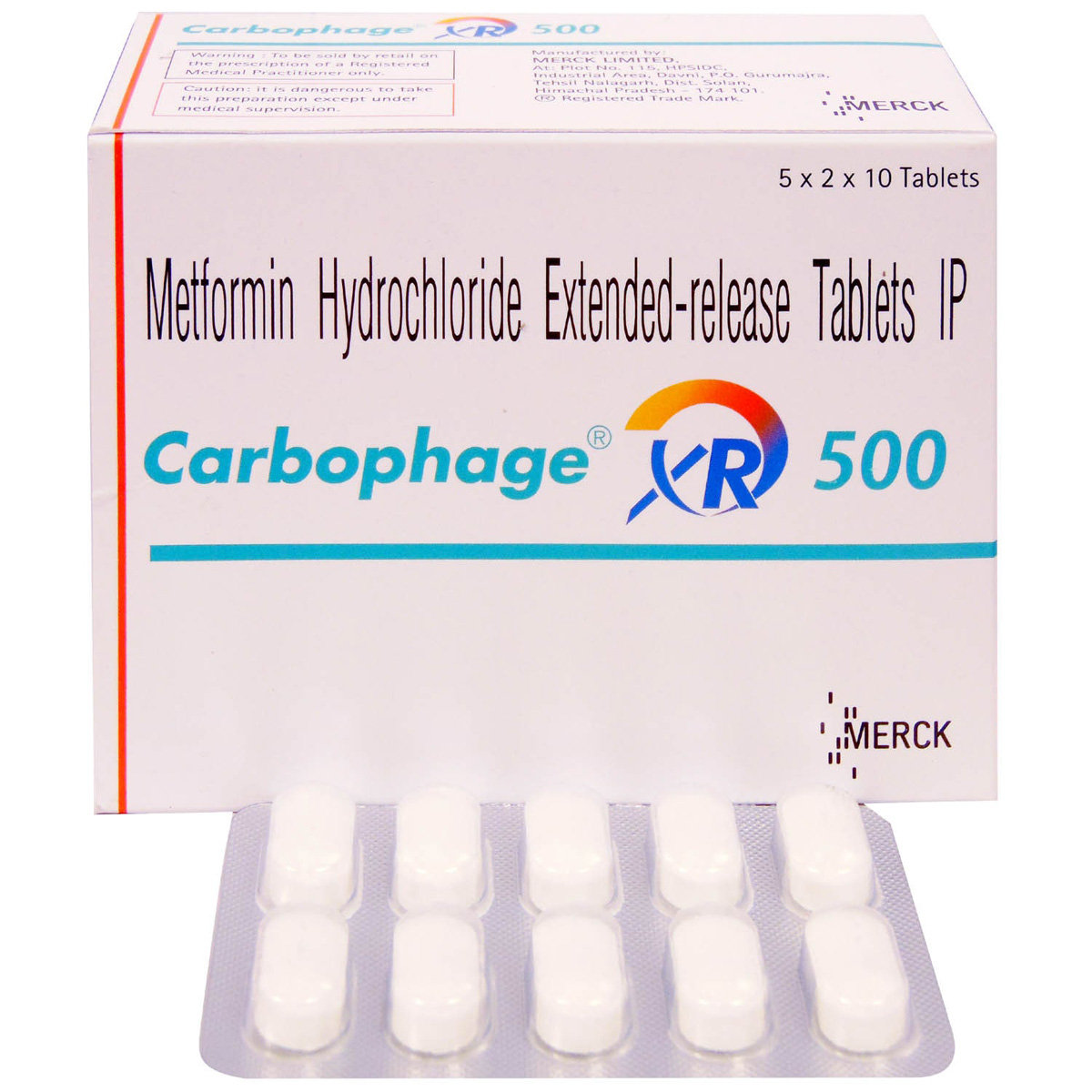 Carbophage XR 500 Tablet 10's, Pack of 10 TABLETS Carbophage XR 500 Tablet 10's, Pack of 10 TABLETS