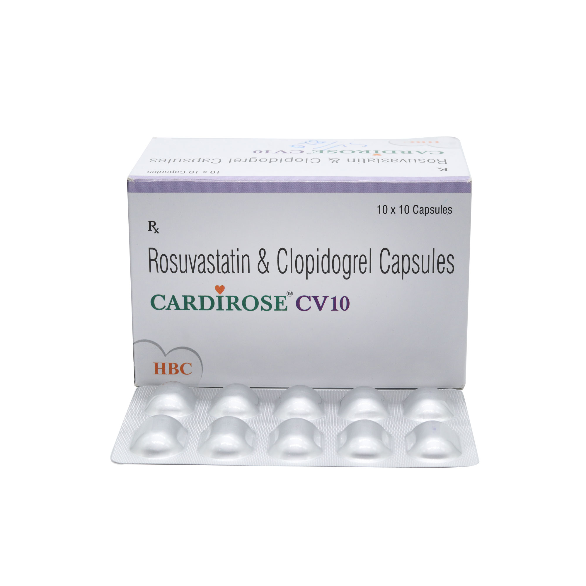 Cardirose CV 10 Capsule 10's, Pack of 10 CapsuleS Cardirose CV 10 Capsule 10's, Pack of 10 CapsuleS