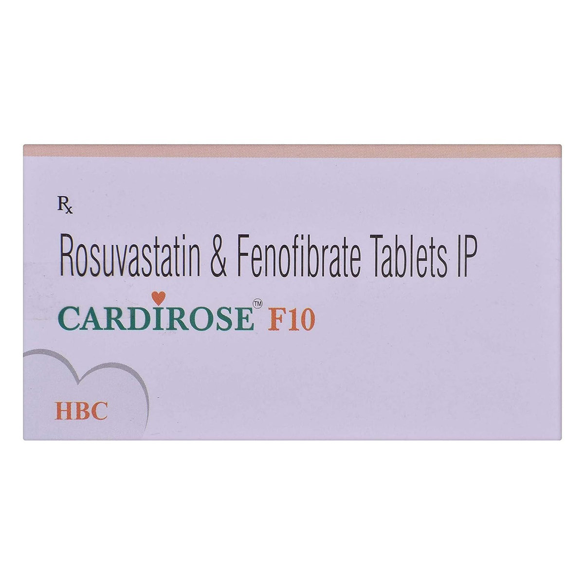 Cardirose F 10 Tablet 10's, Pack of 10 Cardirose F 10 Tablet 10's, Pack of 10