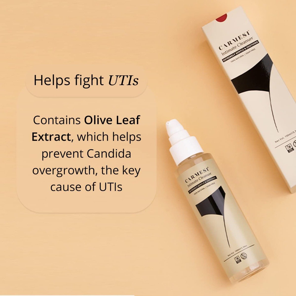 Carmesi 100% Natural Intimate Cleanser, 100 ml, Pack of 1 Carmesi 100% Natural Intimate Cleanser, 100 ml, Pack of 1