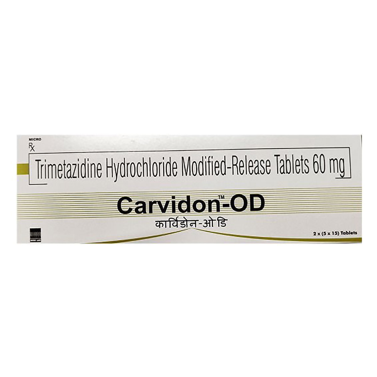 Carvidon-OD 60 Tablet 15's, Pack of 15 TabletS Carvidon-OD 60 Tablet 15's, Pack of 15 TabletS
