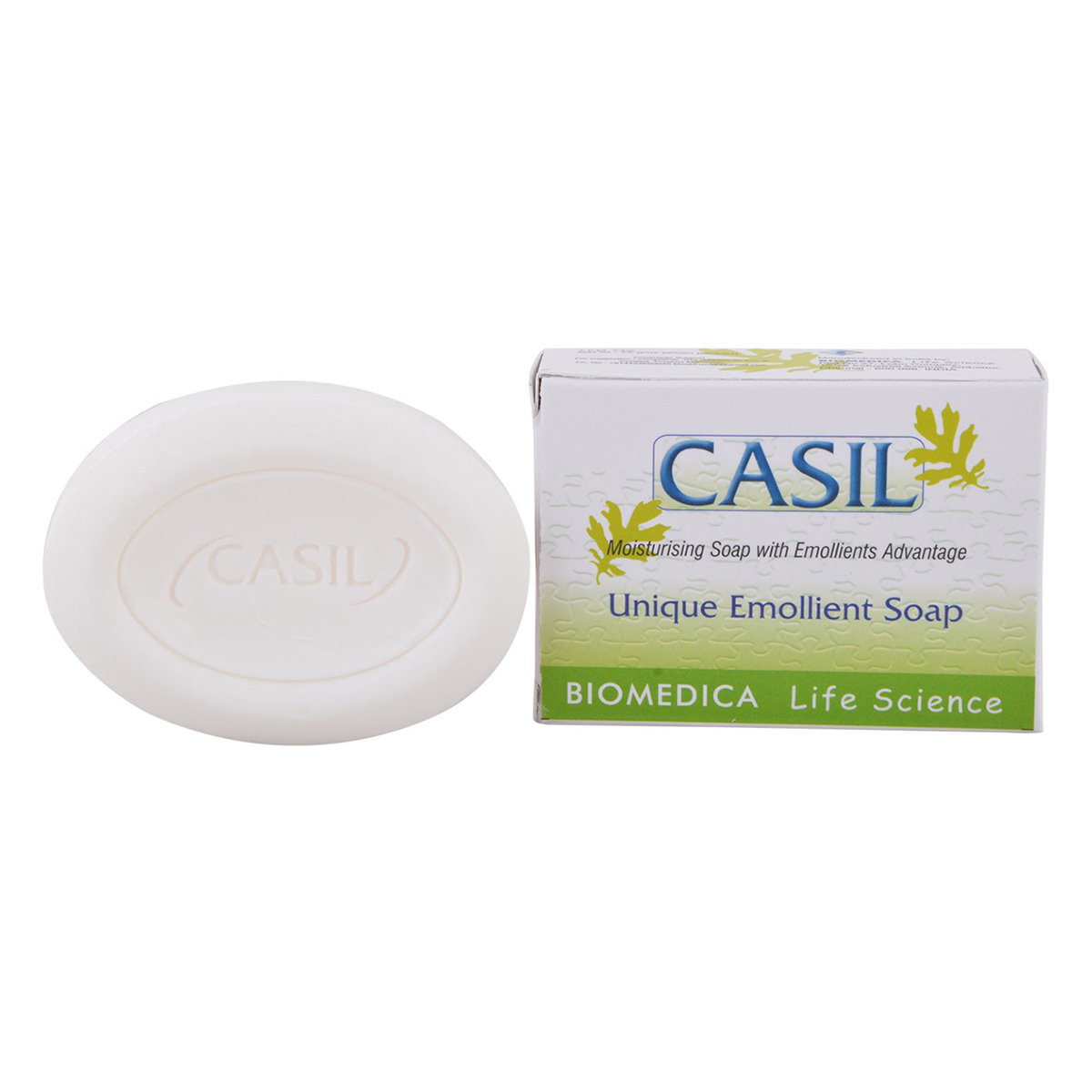 Casil Soap 75 gm | Unique Emollient Soap | Moisturises Skin | For Dry & Sensitive Skin, Pack of 1 Casil Soap 75 gm | Unique Emollient Soap | Moisturises Skin | For Dry & Sensitive Skin, Pack of 1