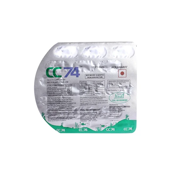 CC 74 Chewable Tablet 15's, Pack of 15