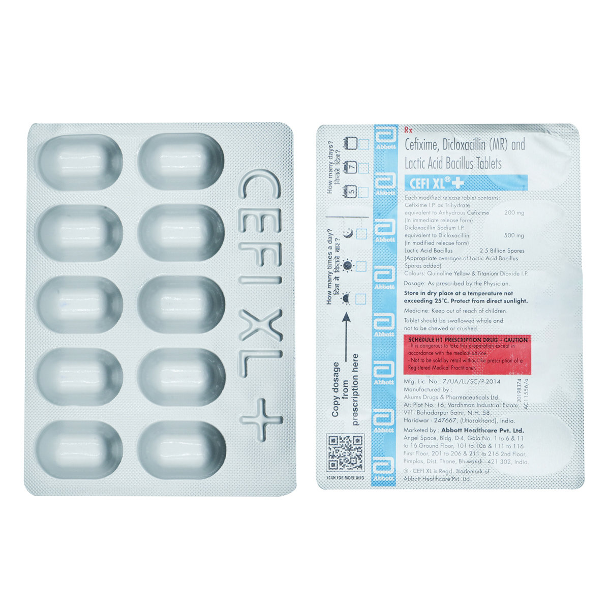 Cefi XL Plus Tablet 10's, Pack of 10 TabletS Cefi XL Plus Tablet 10's, Pack of 10 TabletS