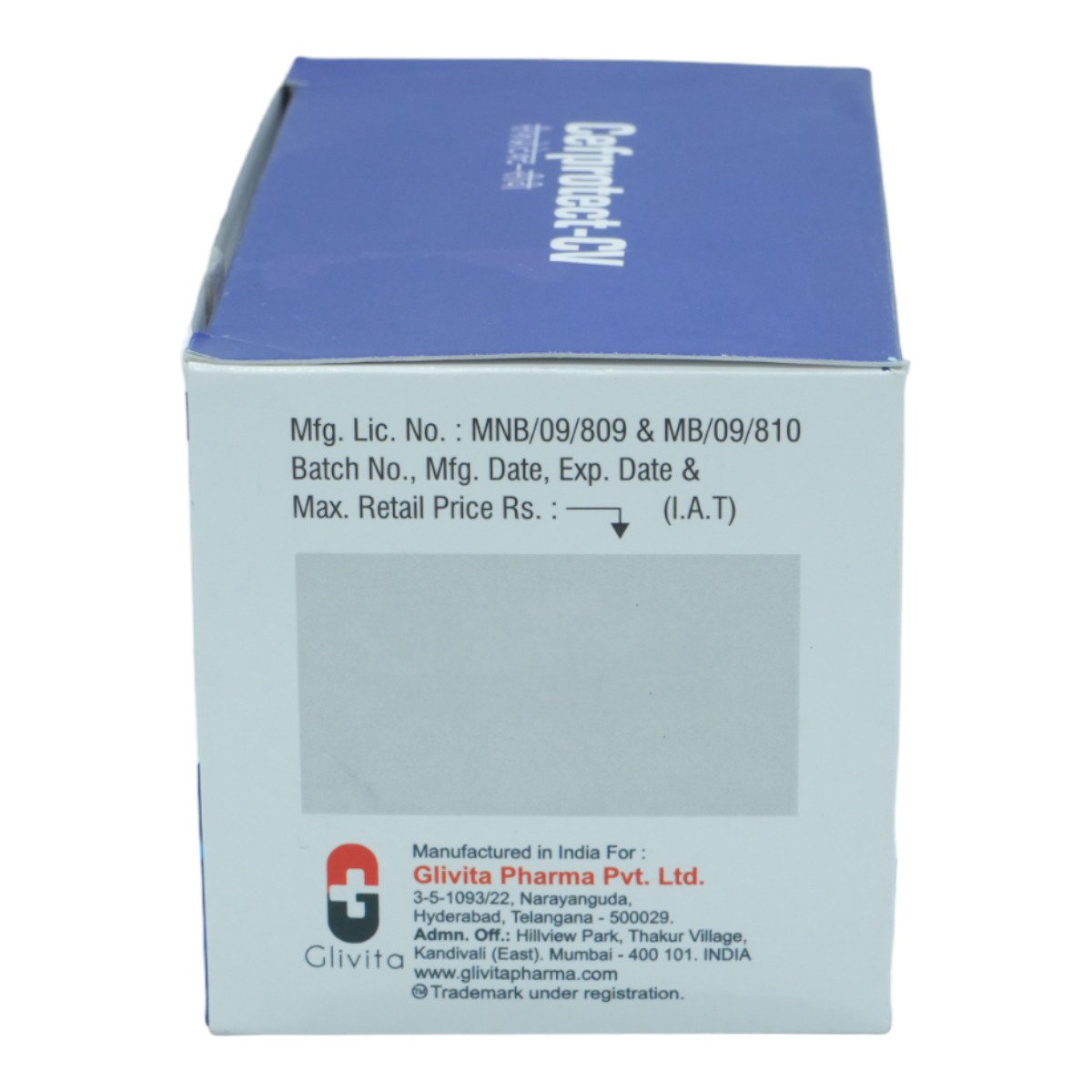 Cefprotect-CV Tablet 10's, Pack of 10 TABLETS Cefprotect-CV Tablet 10's, Pack of 10 TABLETS