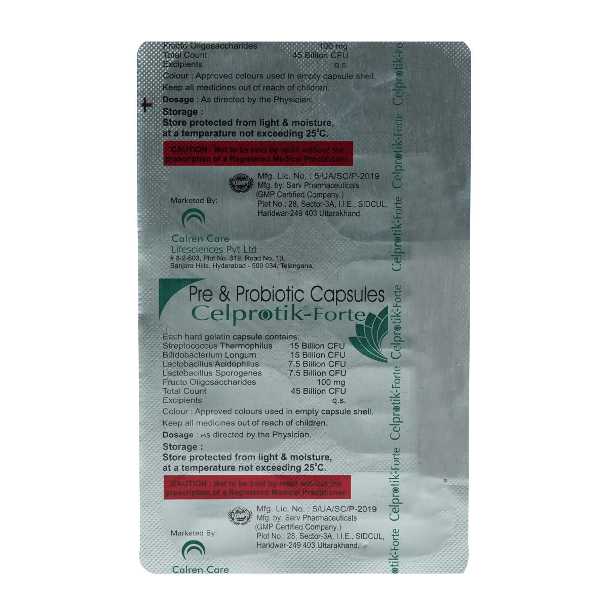 Celprotik-Forte Capsule 10's, Pack of 10 Celprotik-Forte Capsule 10's, Pack of 10