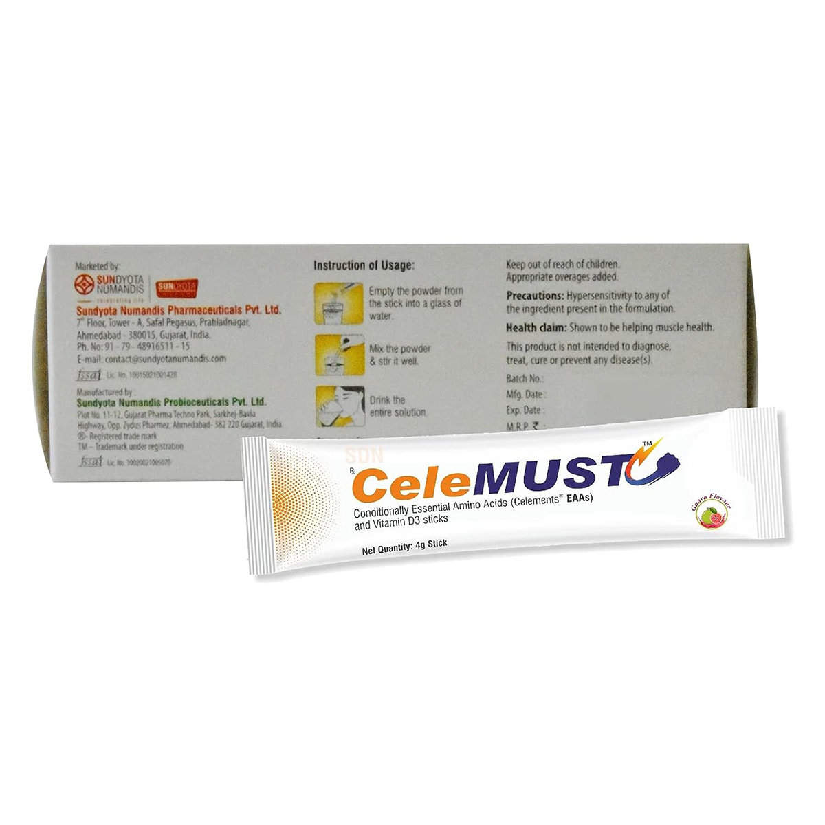 Celemust Guava Sticks 4 gm, Pack of 1 Celemust Guava Sticks 4 gm, Pack of 1