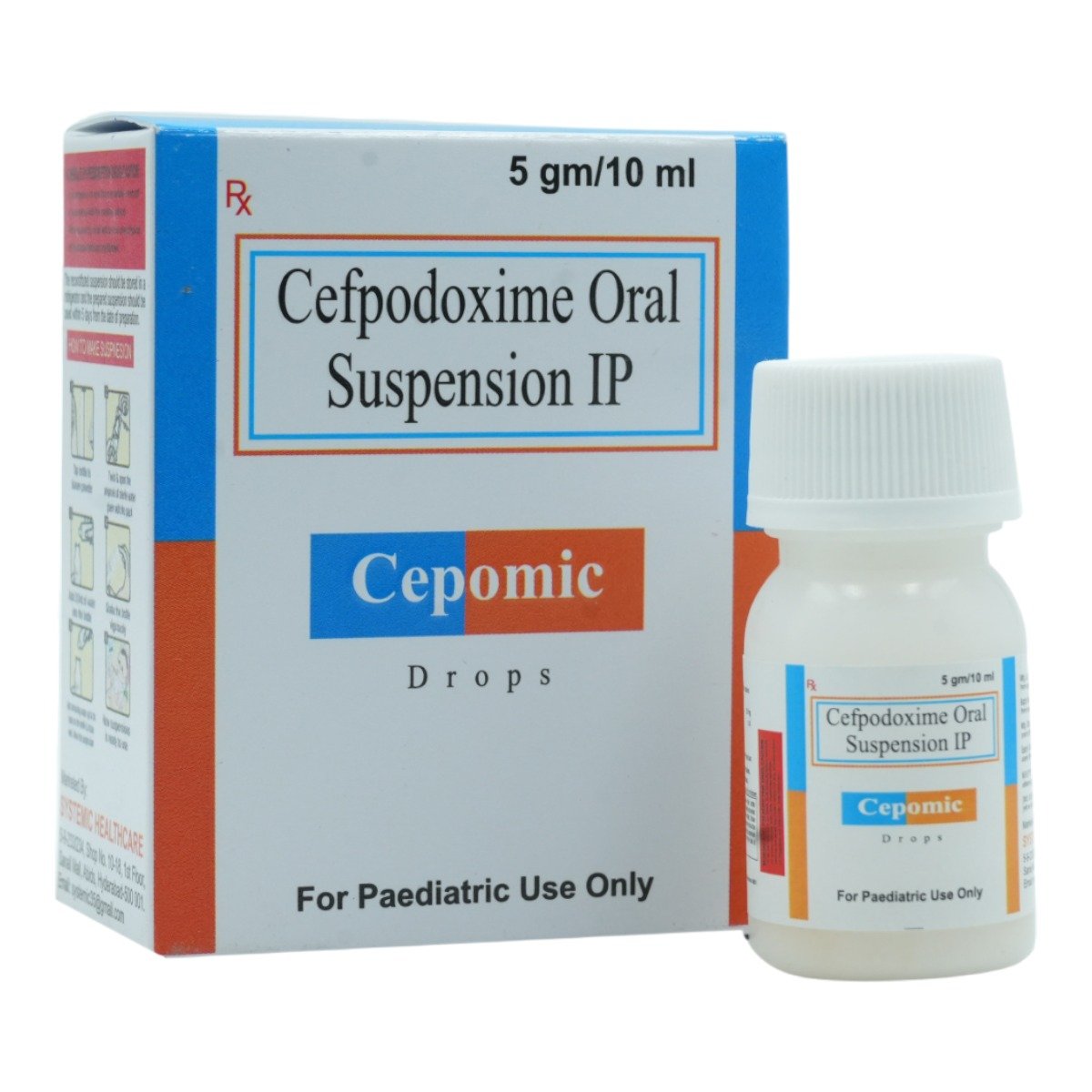 Cepomic 25 mg Oral Drop 10 ml, Pack of 1 DROPS Cepomic 25 mg Oral Drop 10 ml, Pack of 1 DROPS