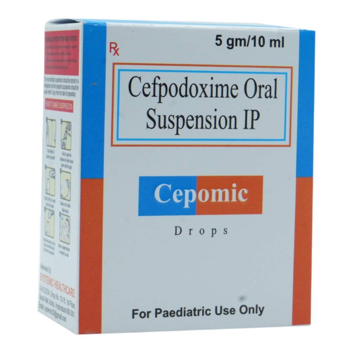 Cepomic 25 mg Oral Drop 10 ml, Pack of 1 DROPS Cepomic 25 mg Oral Drop 10 ml, Pack of 1 DROPS