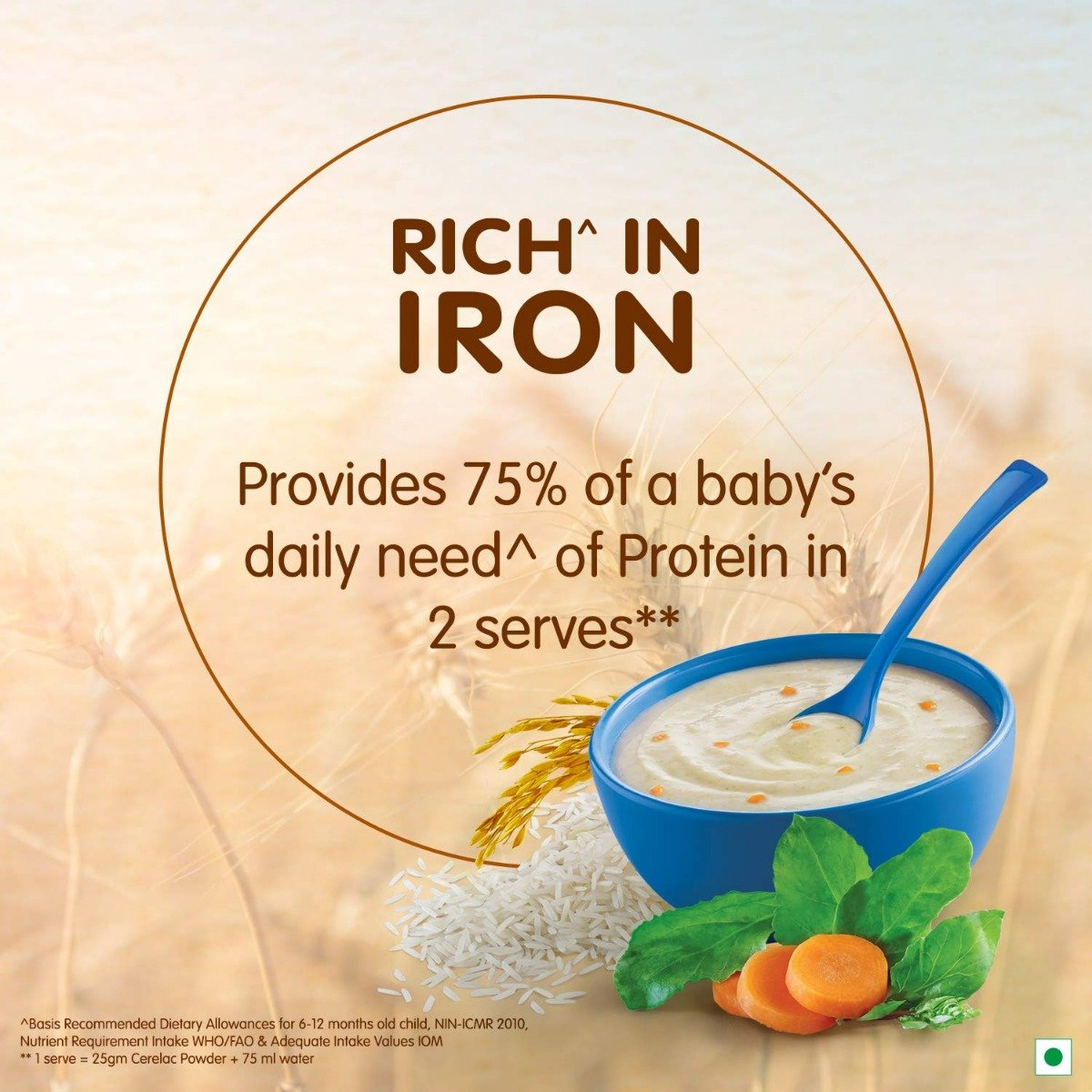 Nestle Cerelac Baby Cereal with Milk Rice Vegetables (From 8 to 12 Months) Powder, 300 gm Refill Pack, Pack of 1 Nestle Cerelac Baby Cereal with Milk Rice Vegetables (From 8 to 12 Months) Powder, 300 gm Refill Pack, Pack of 1