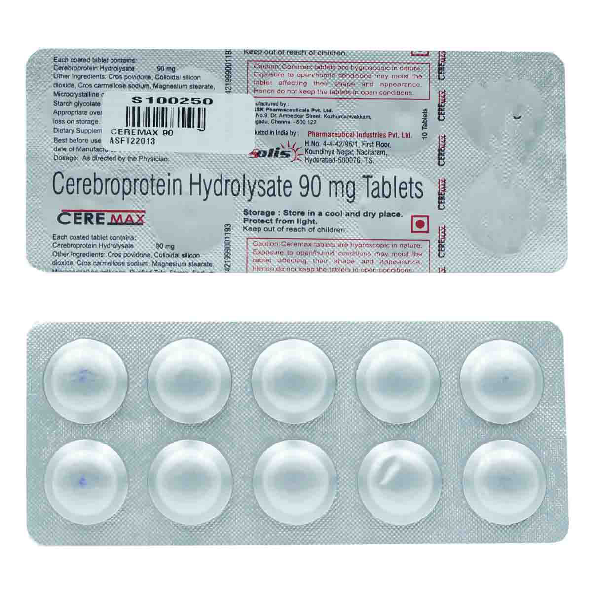 Buy Ceremax 90 mg Tablet 10's Online