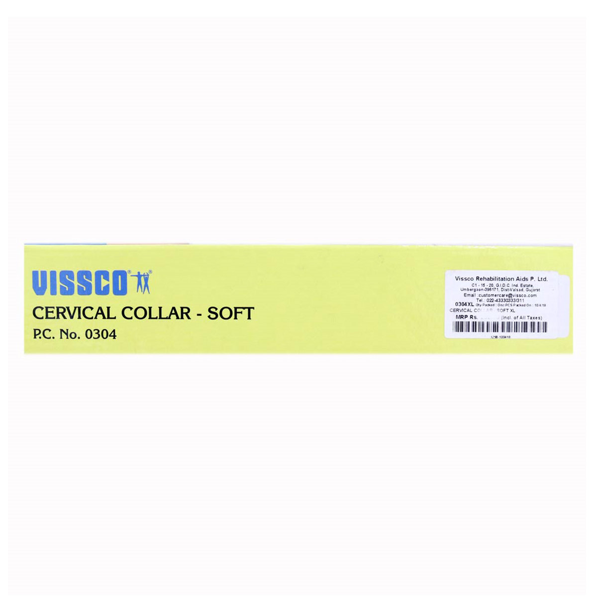 Vissco Cervical Collar Soft XL, 1 Count, Pack of 1 Vissco Cervical Collar Soft XL, 1 Count, Pack of 1