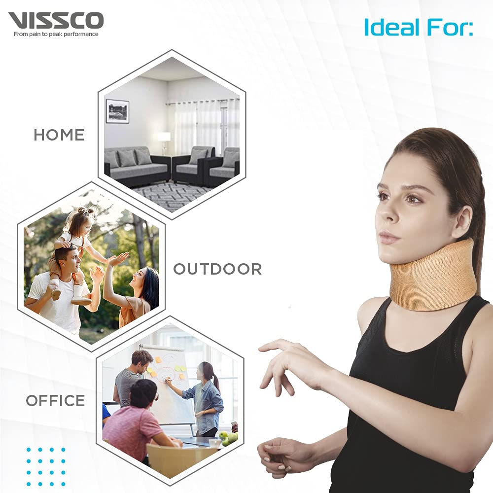 Vissco Cervical Collar Soft Medium, 1 Count, Pack of 1 Vissco Cervical Collar Soft Medium, 1 Count, Pack of 1