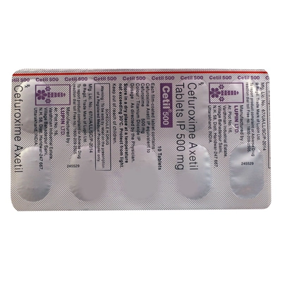 Cetil 500 Tablet 10's, Pack of 10 TABLETS