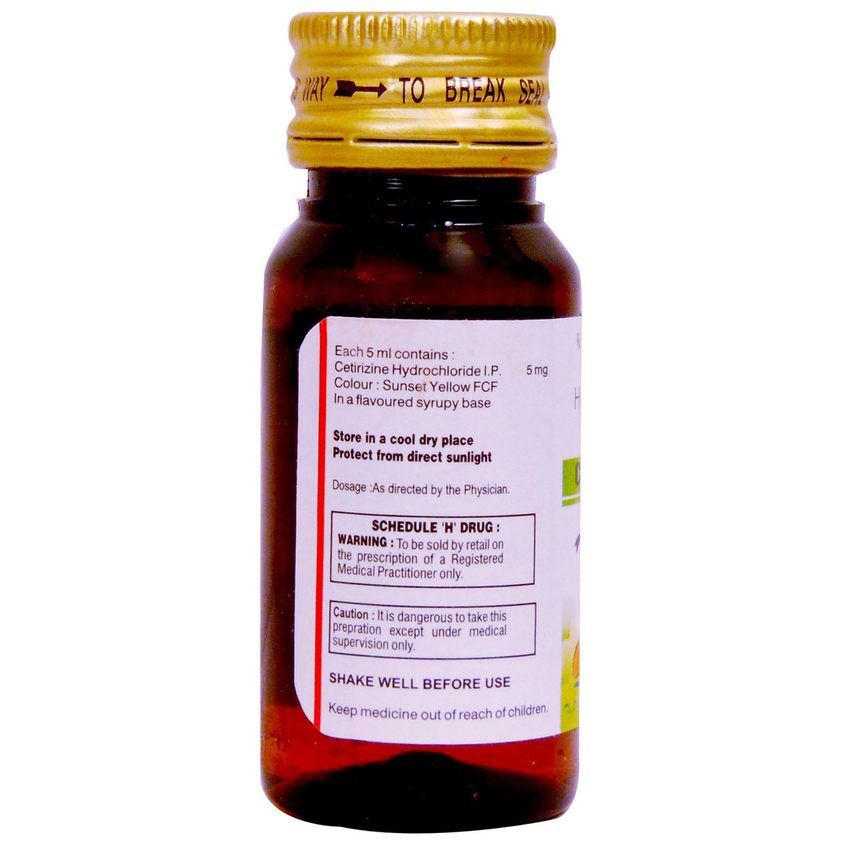 Cetrizine Syrup 30 ml, Pack of 1 SYRUP Cetrizine Syrup 30 ml, Pack of 1 SYRUP