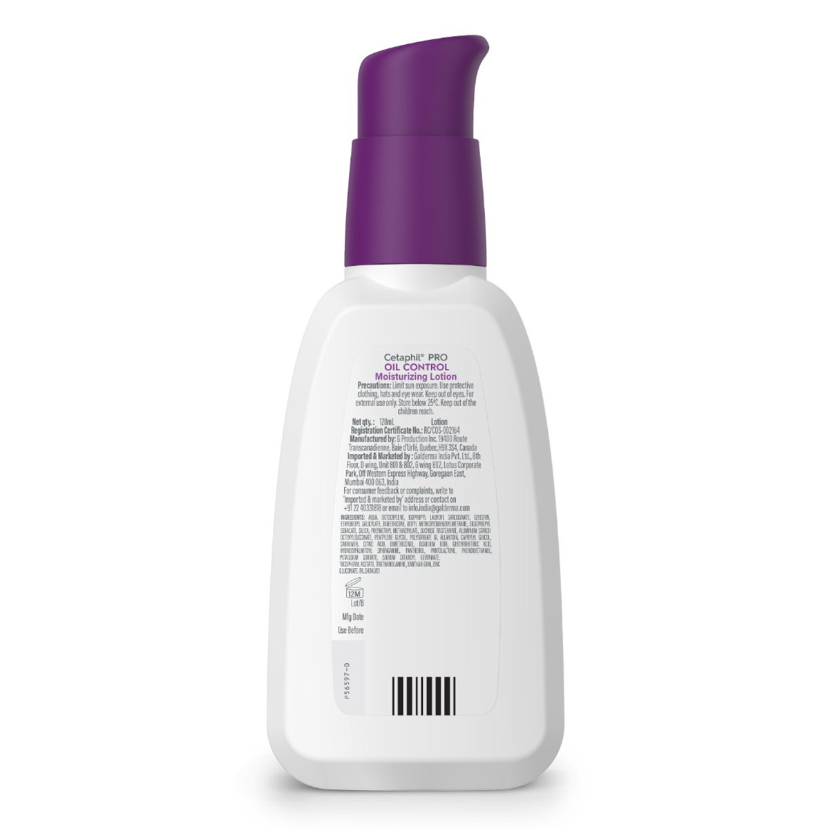 Cetaphil Pro Oil Control Moisturizing Lotion, 120 ml, Pack of 1 Cetaphil Pro Oil Control Moisturizing Lotion, 120 ml, Pack of 1