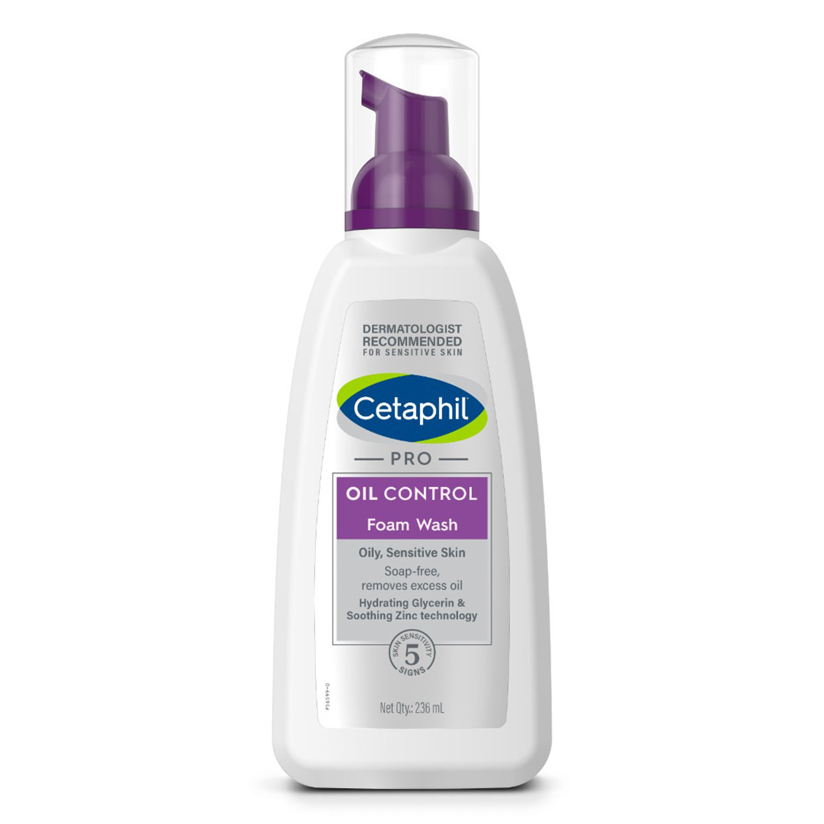 Cetaphil Pro Oil Control Foam Wash 236 ml | Hydrating Glycerin, Soothing Zinc Technology | Removes & Controls Excess Oil | Soap Free | For Oily, Sensitive Skin, Pack of 1 Cetaphil Pro Oil Control Foam Wash 236 ml | Hydrating Glycerin, Soothing Zinc Technology | Removes & Controls Excess Oil | Soap Free | For Oily, Sensitive Skin, Pack of 1