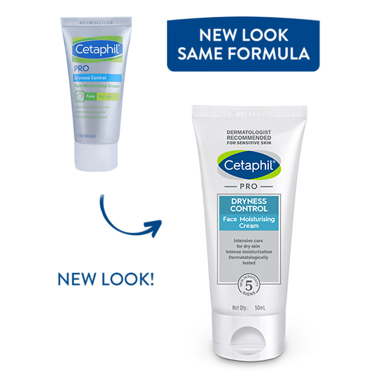 Cetaphil Pro Face Moisturising Cream 50 ml | Controls Dryness | For Dry Skin, Pack of 1 Cetaphil Pro Face Moisturising Cream 50 ml | Controls Dryness | For Dry Skin, Pack of 1