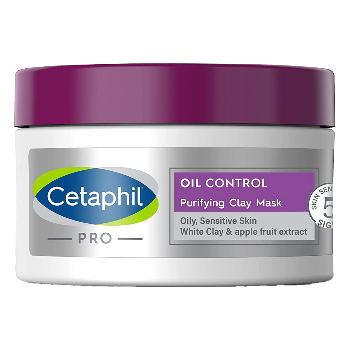 Cetaphil Pro Oil Control Purifying Clay Mask 85 gm | White Clay, Apple Fruit Extract | For Oily, Sensitive Skin, Pack of 1 Cetaphil Pro Oil Control Purifying Clay Mask 85 gm | White Clay, Apple Fruit Extract | For Oily, Sensitive Skin, Pack of 1