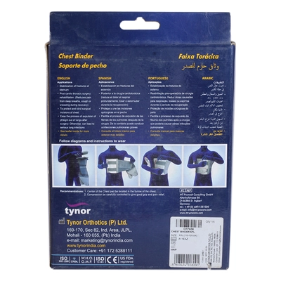 Tynor Chest Binder XXL, 1 Count, Pack of 1