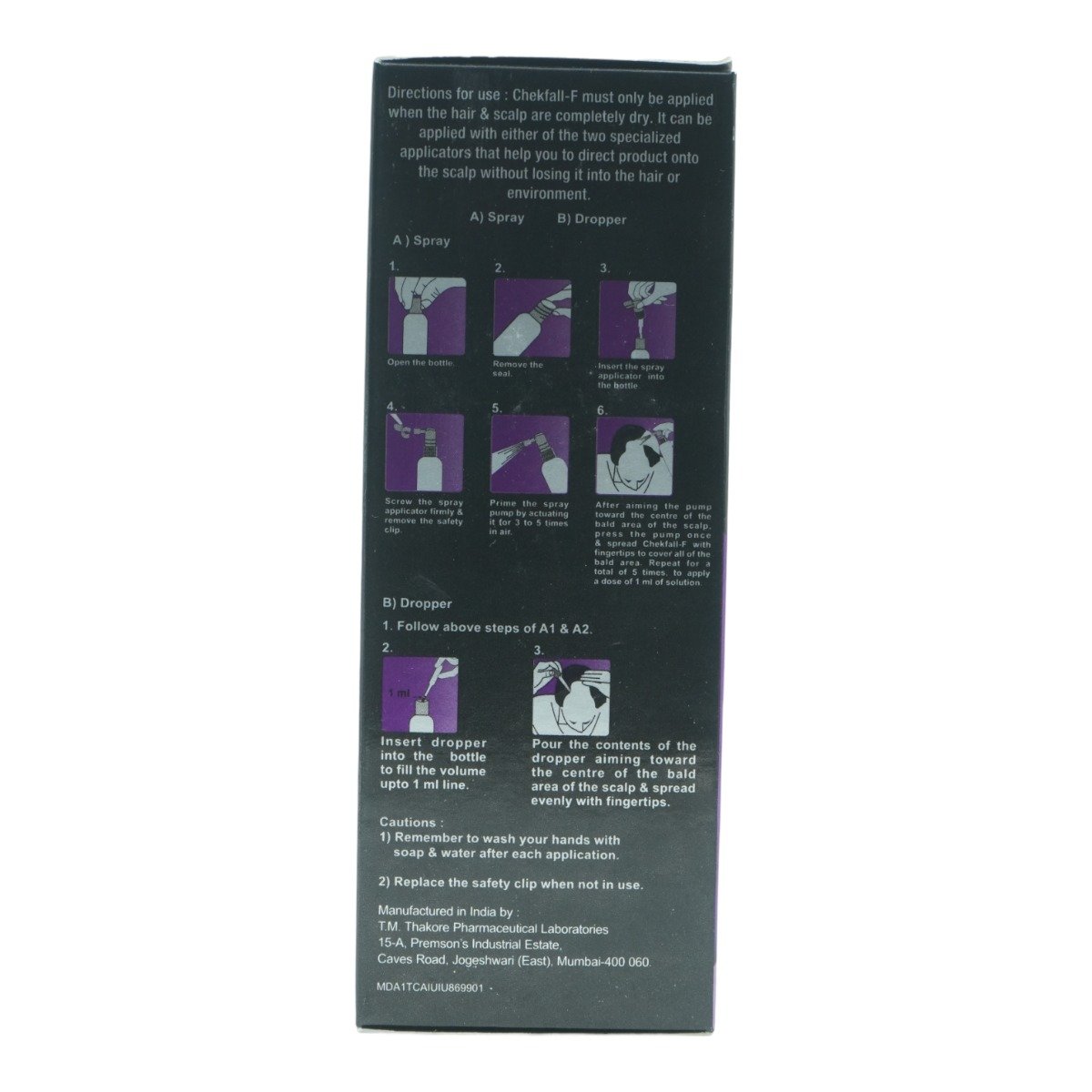 Chekfall-F Topical Solution 60 ml, Pack of 1 SOLUTION Chekfall-F Topical Solution 60 ml, Pack of 1 SOLUTION