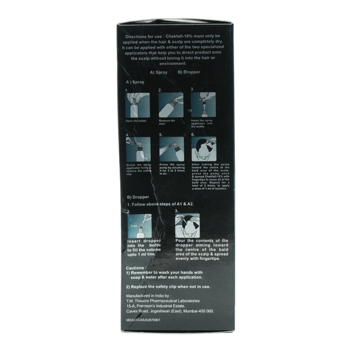 Chekfall-10% Spray/Solution 60 ml, Pack of 1 SOLUTION Chekfall-10% Spray/Solution 60 ml, Pack of 1 SOLUTION