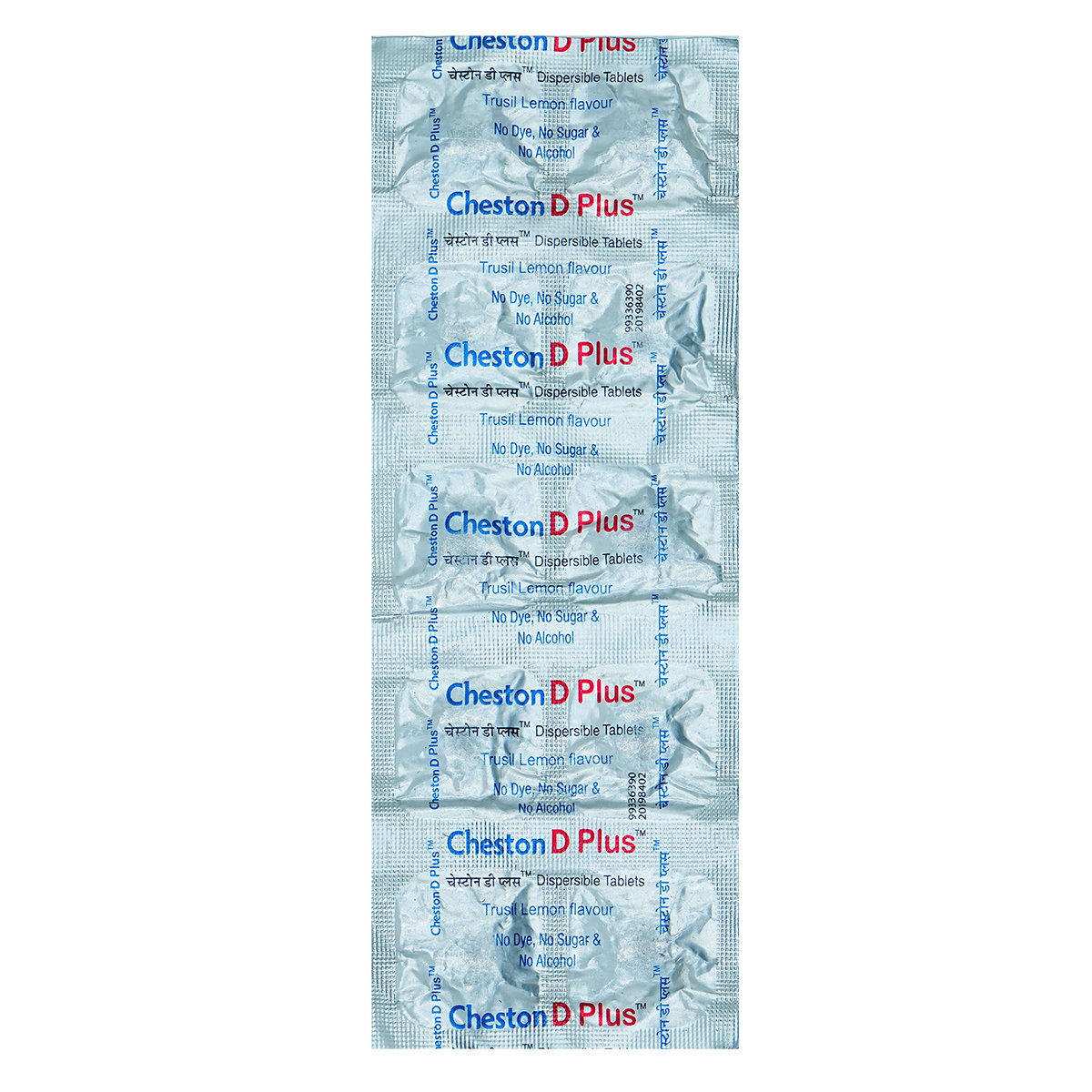 Cheston D Plus Sugar Free Trusil Lemon DT Tablet 10's, Pack of 10 TABLETS Cheston D Plus Sugar Free Trusil Lemon DT Tablet 10's, Pack of 10 TABLETS