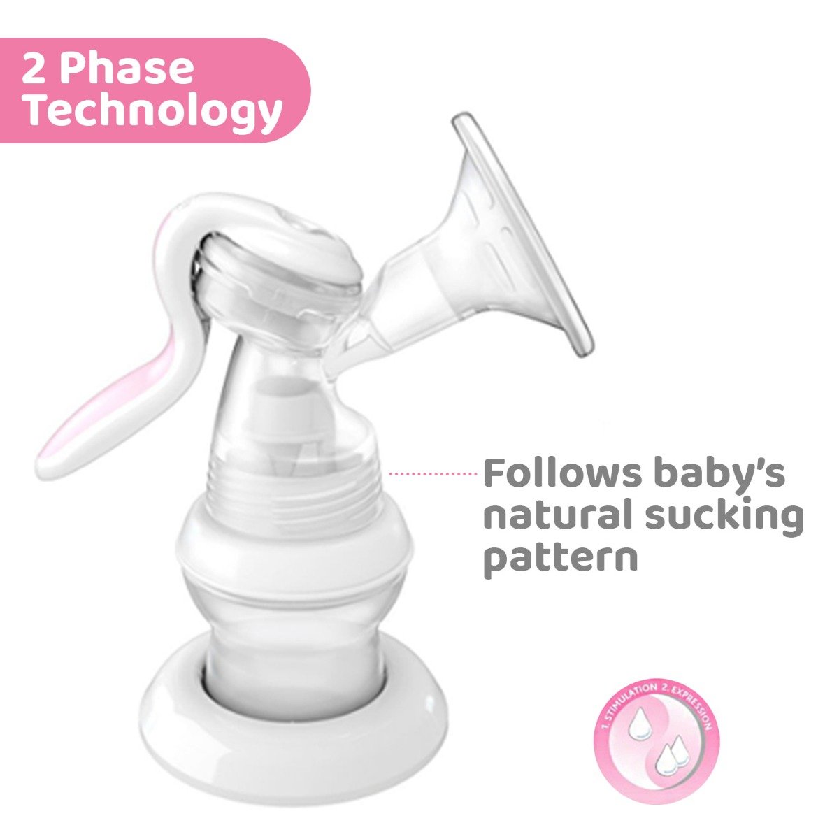 Chicco Natural Feeling Manual Breast Pump, 1 Count, Pack of 1 Chicco Natural Feeling Manual Breast Pump, 1 Count, Pack of 1