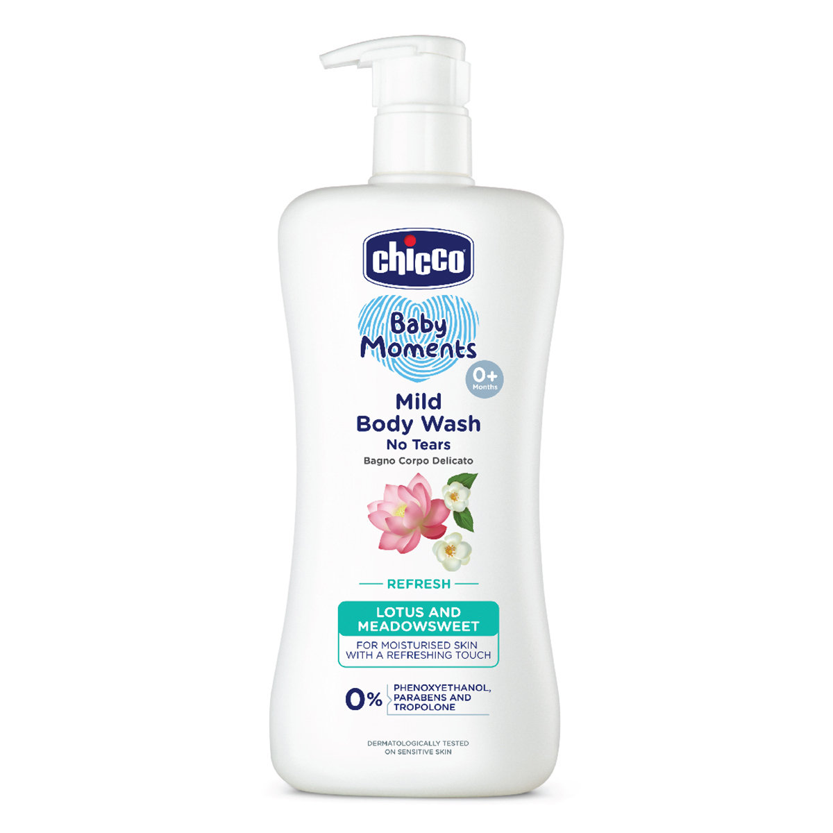 Chicco Baby Moments Refresh Mild Body Wash, 500 ml, Pack of 1 Chicco Baby Moments Refresh Mild Body Wash, 500 ml, Pack of 1