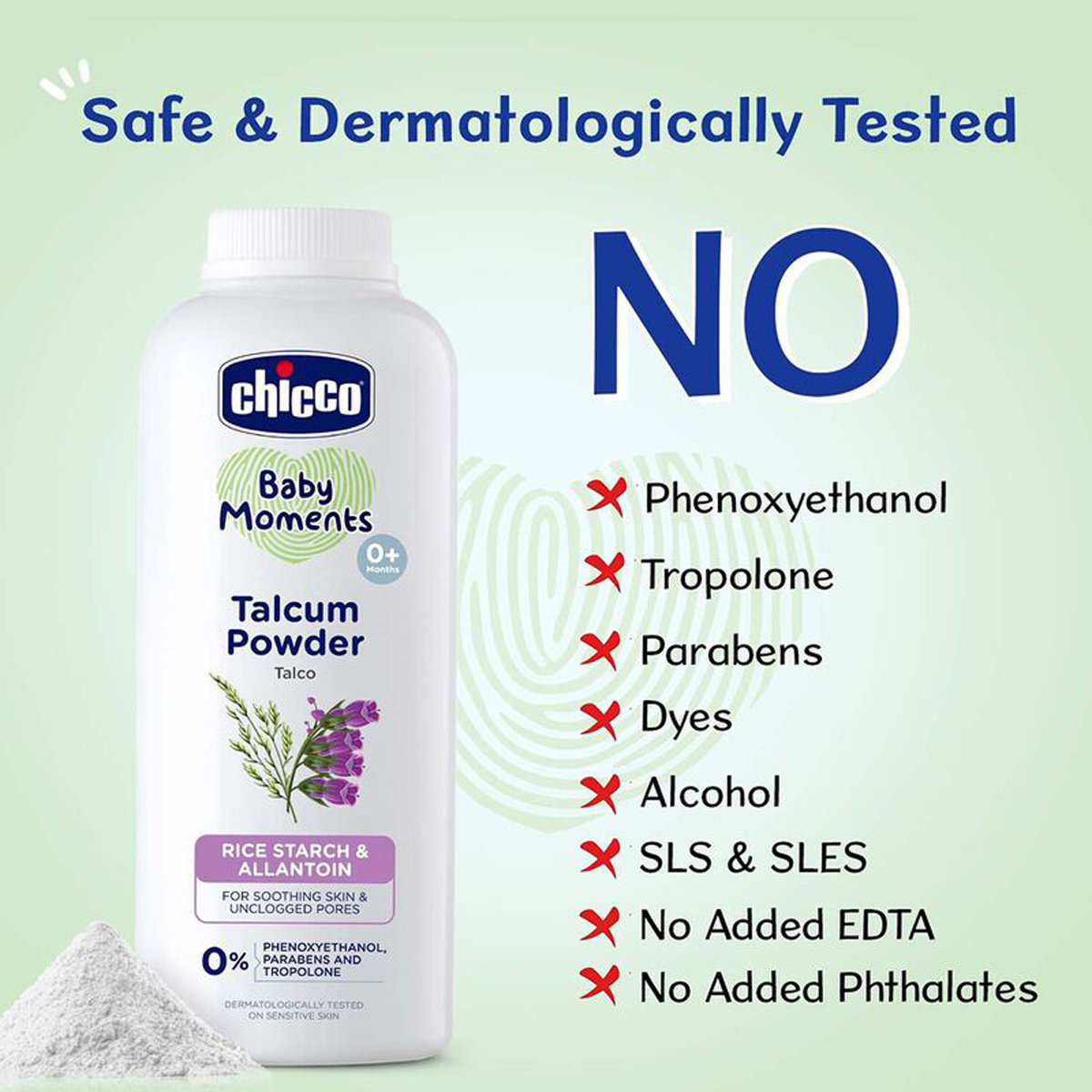 Chicco Baby Moments Talcum Powder, 300 gm, Pack of 1 Chicco Baby Moments Talcum Powder, 300 gm, Pack of 1