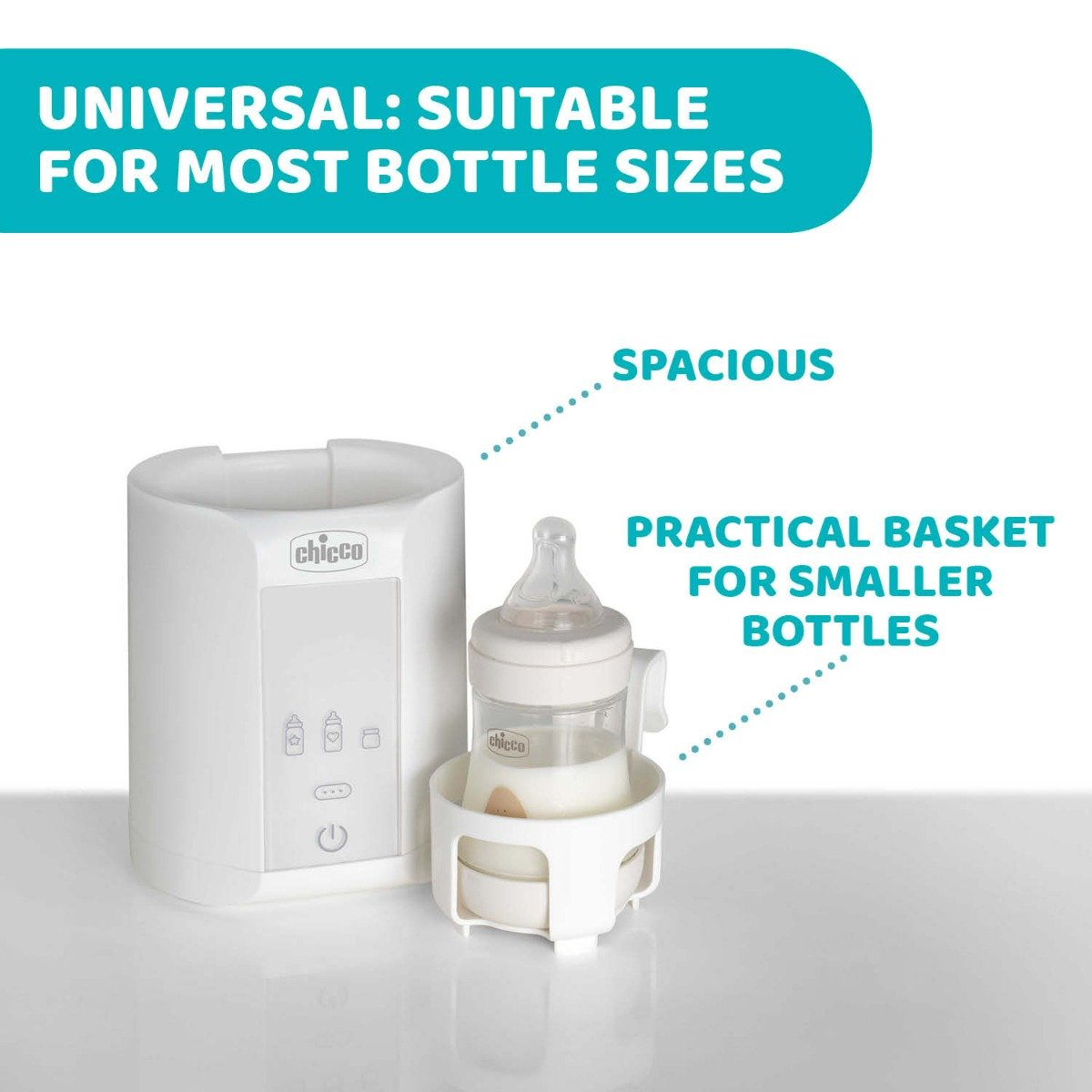 Chicco Home-Travel Bottle Warmer, 1 Count, Pack of 1 Chicco Home-Travel Bottle Warmer, 1 Count, Pack of 1