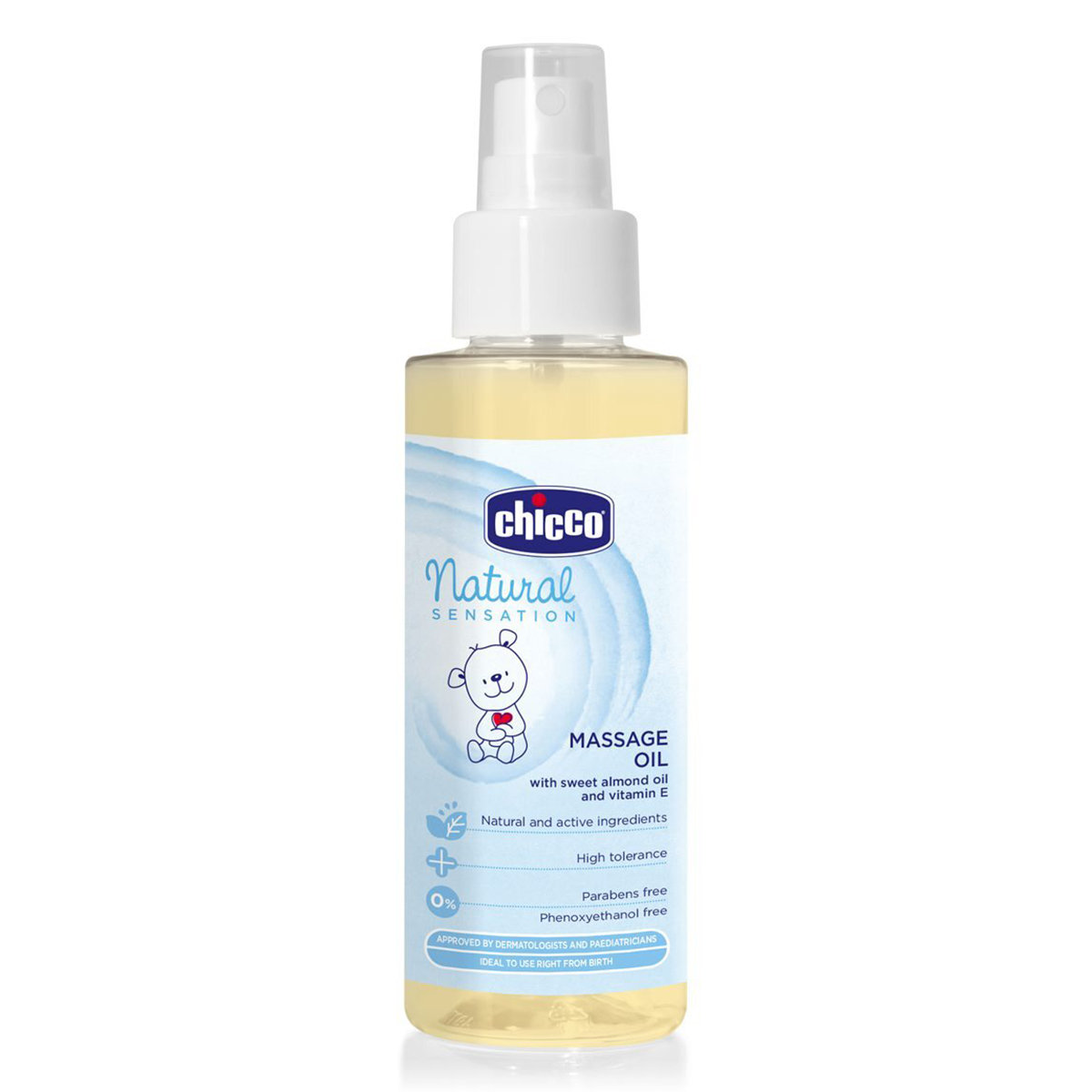 Chicco Natural Sensation Massage Oil, 100 ml, Pack of 1 Chicco Natural Sensation Massage Oil, 100 ml, Pack of 1