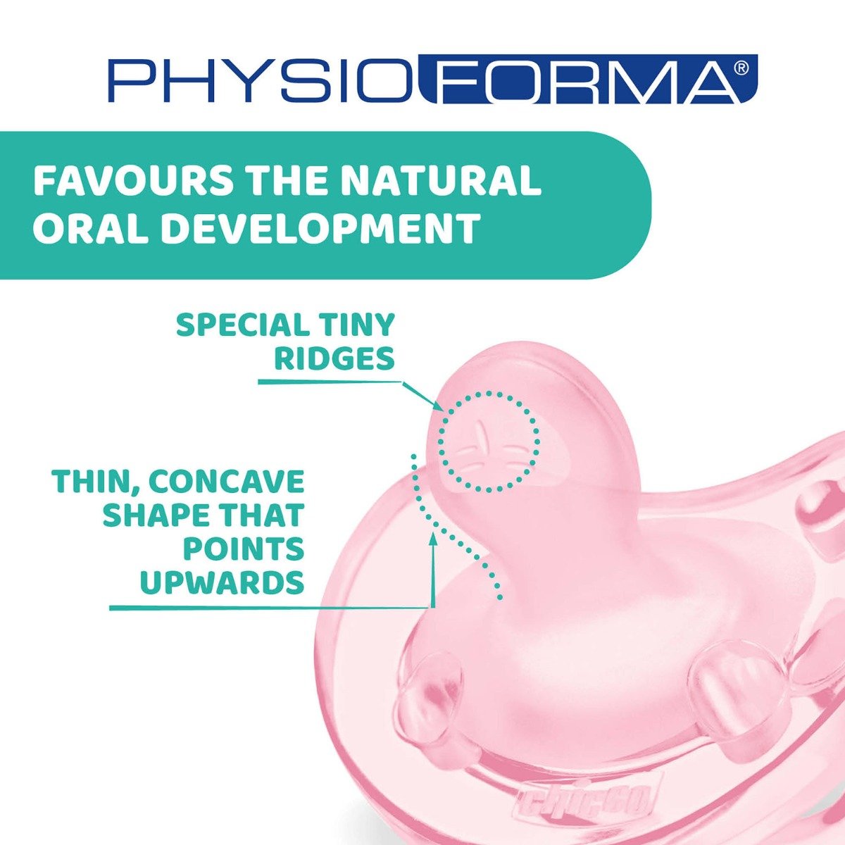 Chicco Physioforma Soft Baby Soother Pink for 0 - 6 Months, 1 Count, Pack of 1 Chicco Physioforma Soft Baby Soother Pink for 0 - 6 Months, 1 Count, Pack of 1