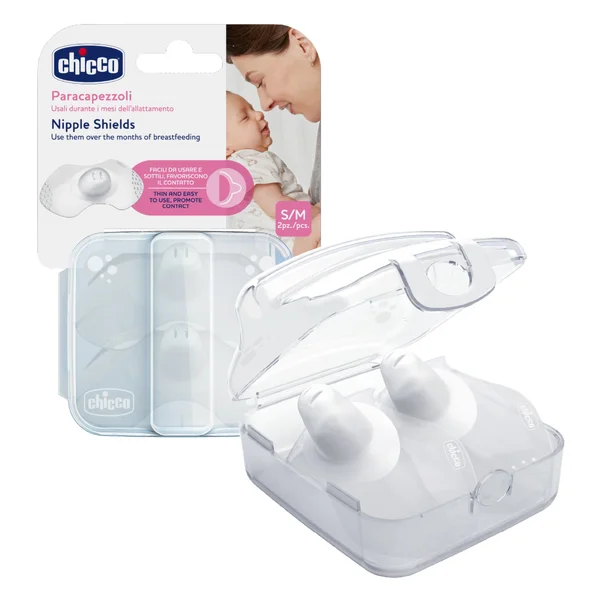 Chicco Nipple Shields Small-Medium, 2 Count, Pack of 1