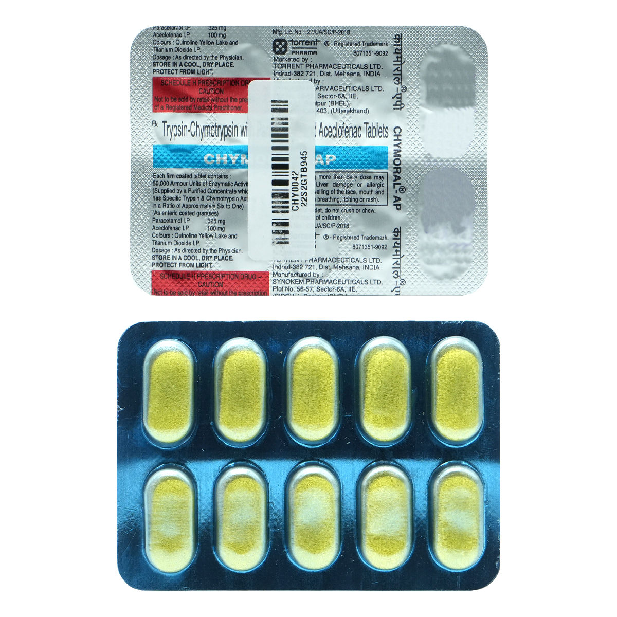 Buy Chymoral-AP Tablet 10's Online