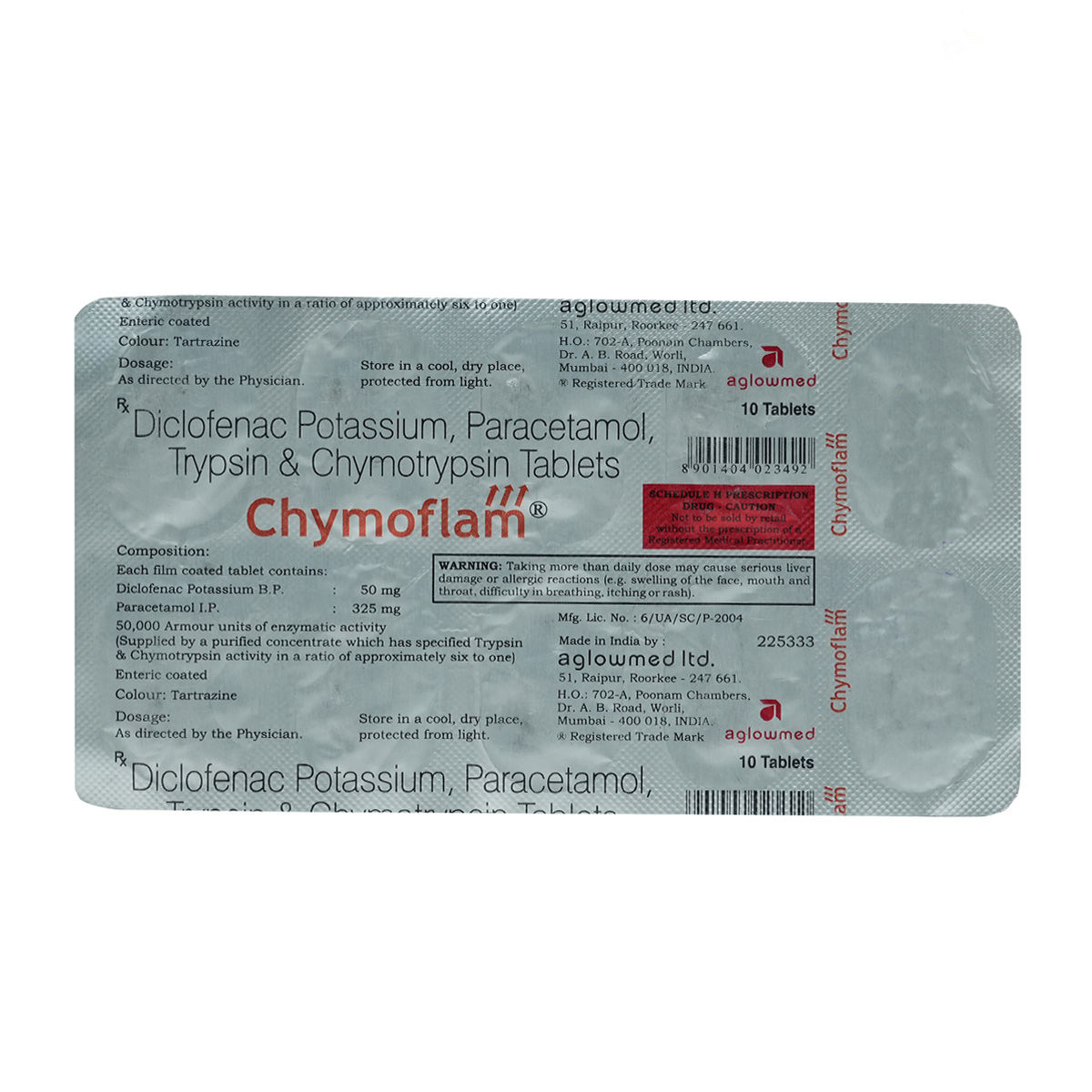 Buy Chymoflam Tablet 10's Online